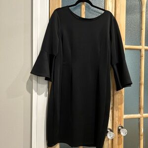 Lane Bryant Black Long Sleeve Dress
